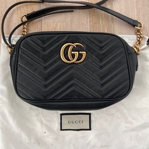 Gucci GG Marmont Small Shoulder Bag, Black